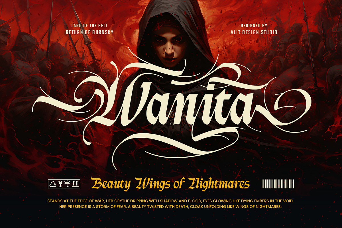Micky Rinse Typeface, a Blackletter Font by alit design (Photo 3 of 20)