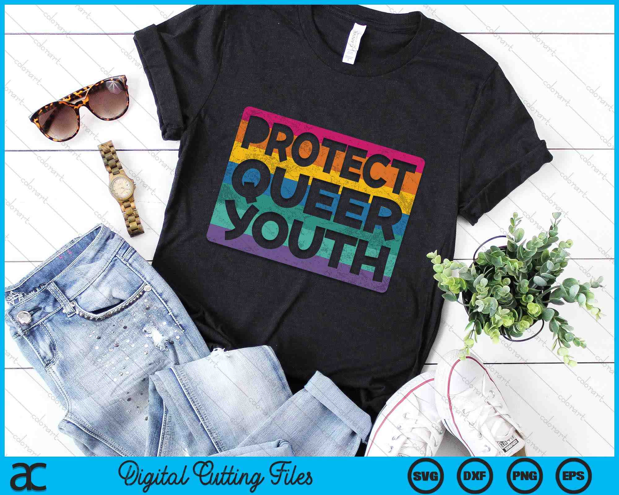 LGBT Pride Protect Queer Youth SVG