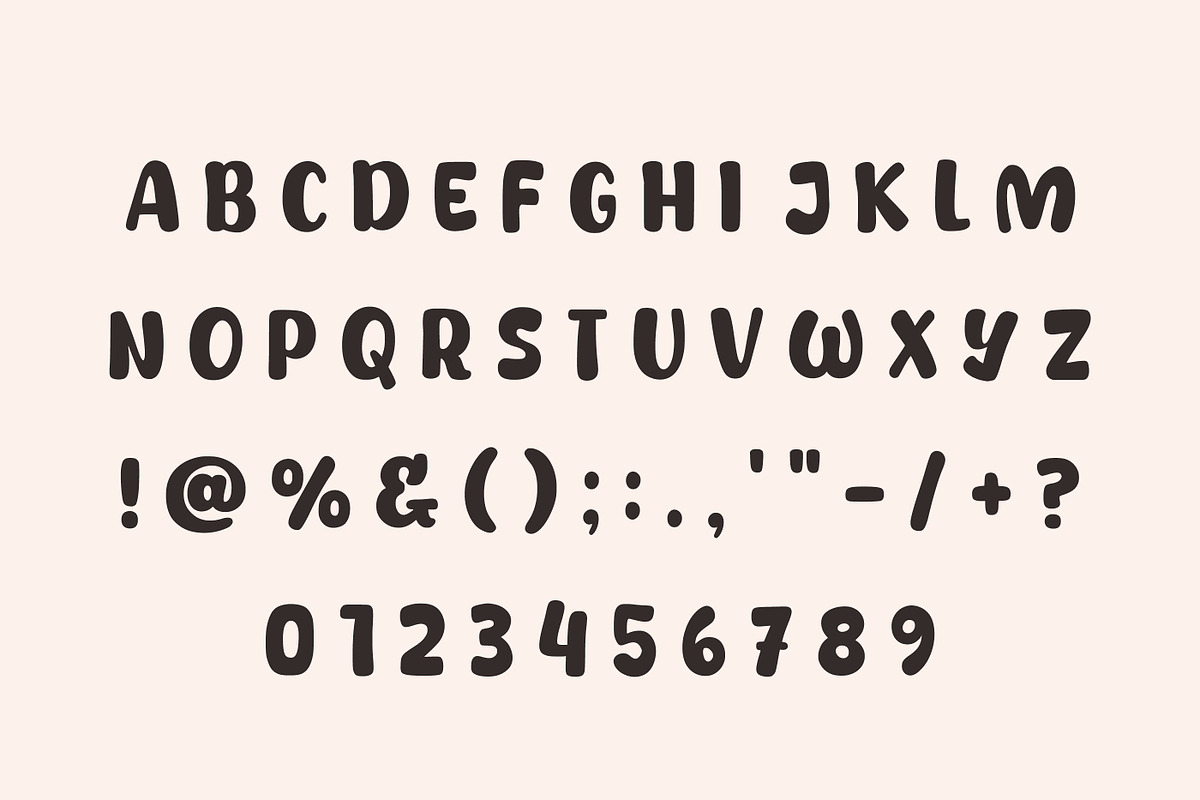 Fresh Bubble, a Slab Serif Font by Limited.studio (Photo 6 of 6)