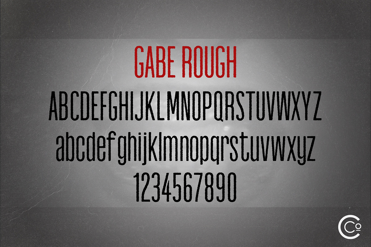 Gabe Sans - Tall Gothic Font Family, a Sans Serif Font by Cribb Co. (Photo 9 of 14)