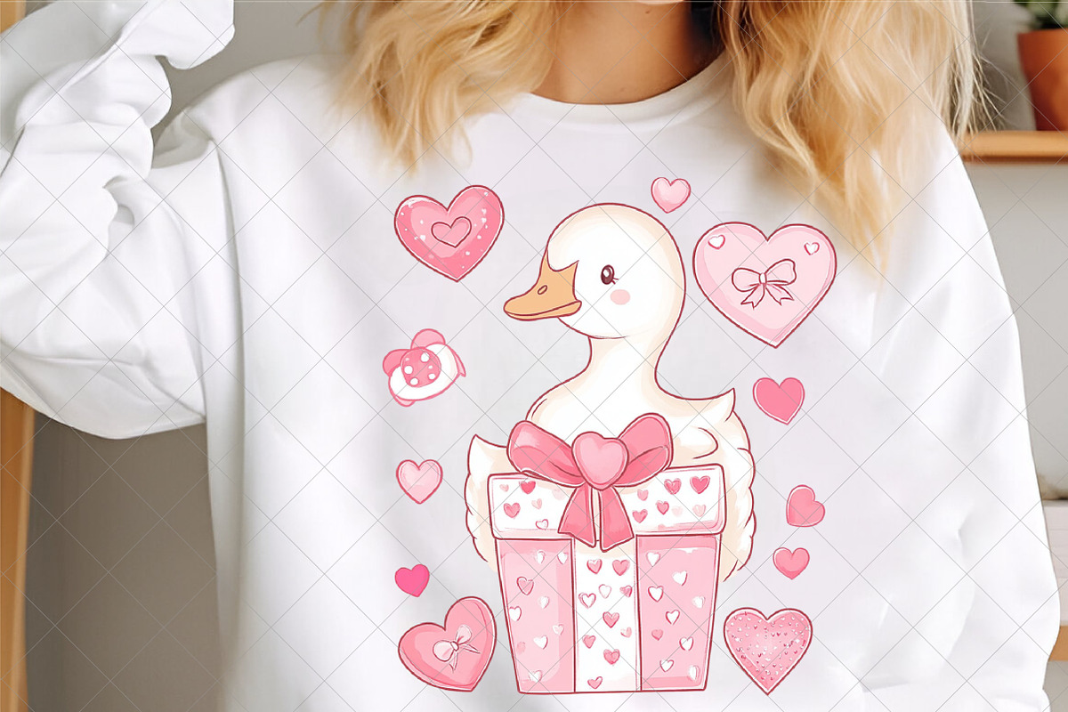 Valentine Goose Clipart, Ducks PNG, an Illustration by SinaCreation (Photo 4 of 7)