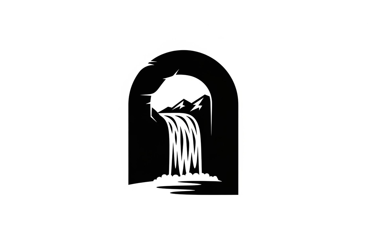 Waterfall Arch Landscape SVG Bundle, an Illustration by jahid234 (Photo 12 of 31)