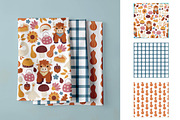 Farmhouse Fall Seamless Patterns, a Pattern Graphic by Alanna Messina Design Co (Thumbnail 7 of 8)