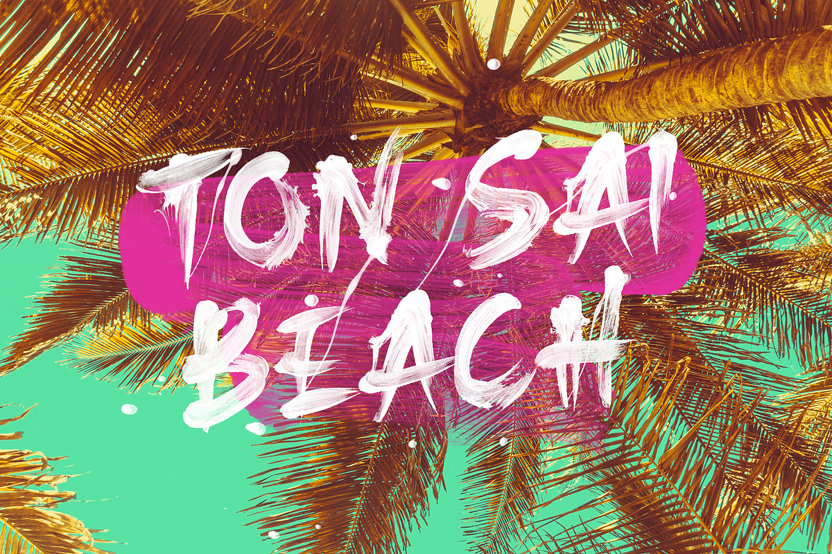 Total Rage - Brush SVG Font preview 4