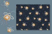 Firefly Seamless Pattern Design, a Pattern Graphic by Lady Bruniere Design (Thumbnail 3 of 8)