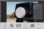 Tire Cover PSD, a Product Mockup by Bruno's Shop (Thumbnail 2 of 3)