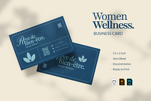 Women Wellness - Business Card