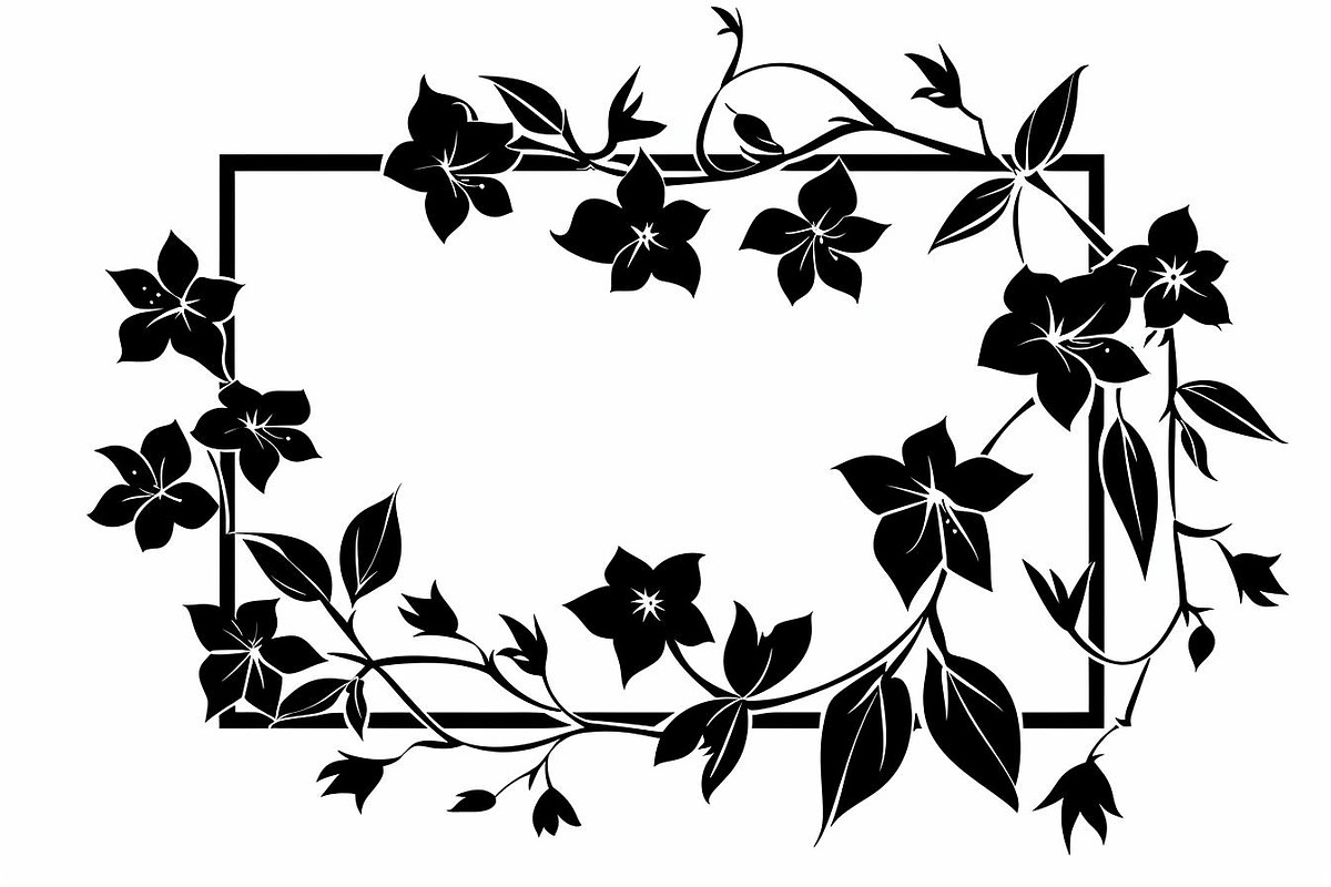 8 Floral Border Frame Bundle, an Illustration by Designs_River (Photo 2 of 9)