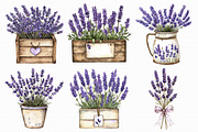 Watercolor Lavender Bouquet Clipart, an Illustration by Libby Wishes (Thumbnail 4 of 4)