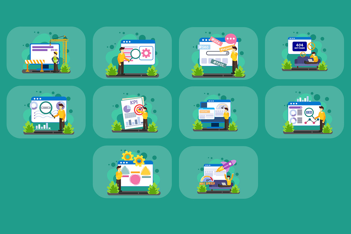 Website Illustration Pack, an Illustration by baii09 (Photo 4 of 4)