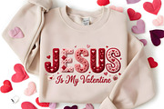 Crochet Jesus is My Valentine PNG, an Illustration by Canvas Craft (Thumbnail 7 of 7)