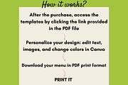 Matcha Menu Template Café Bakerie, a Print Template by GraphiCarola (Thumbnail 8 of 8)