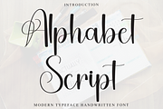 Alphabet Script, a Handwritten Font by FreshTypeINK (Thumbnail 1 of 8)