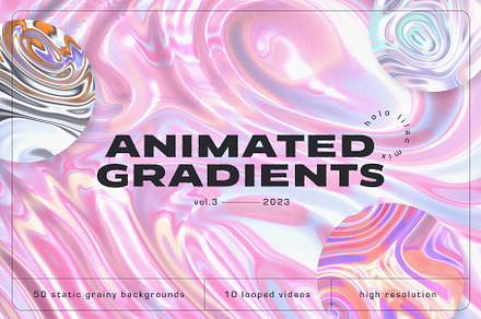 Animated Iridescent Gradients v.3