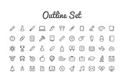 Awesome Education Icons and Logo Set, an Outline Icon by Ckybe's Corner (Thumbnail 3 of 4)