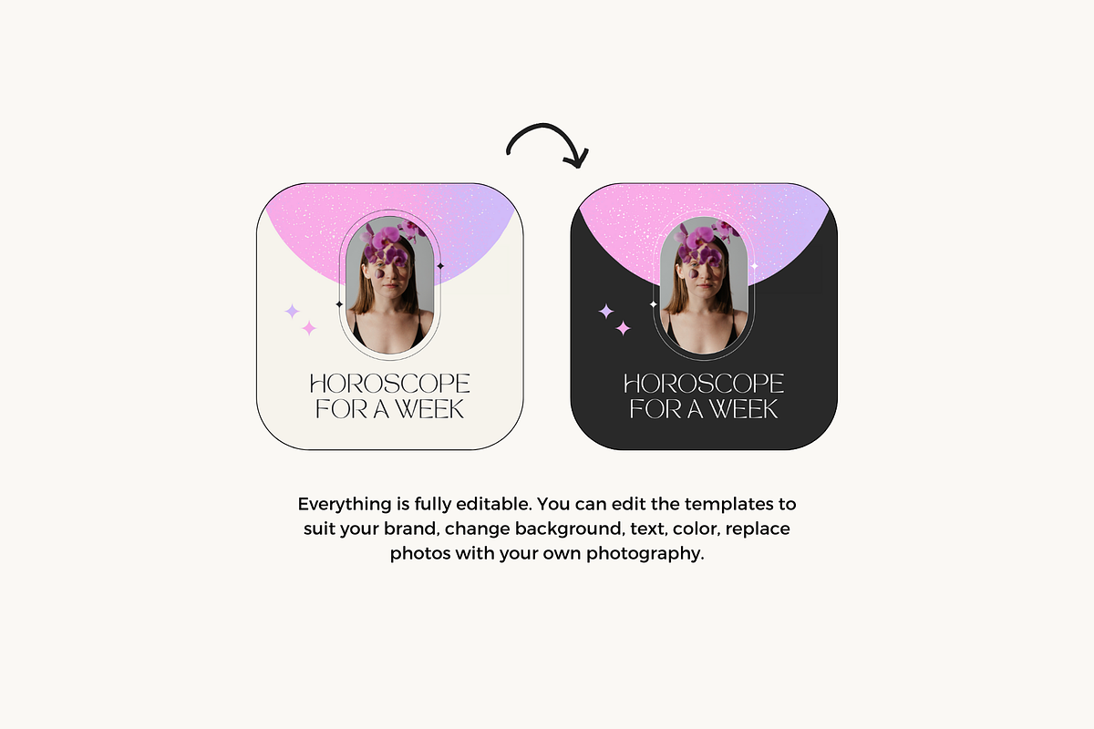 Astrology Instagram Post Templates, a Social Media Template by marmaries (Photo 6 of 6)