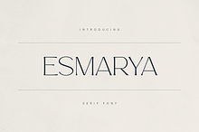 Esmarya — Modern Serif