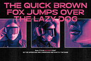 Begaron – Retro Futurism Fonts, a Sans Serif Font by Konstantine Studio (Thumbnail 2 of 3)
