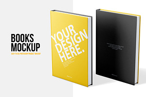 Book Cover PSD Mockup Front & Back