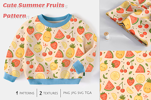 Cute Summer Fruits Pattern