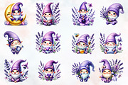 Lavender purple gnome sublimation, an Illustration by RobertsArt (Thumbnail 2 of 7)