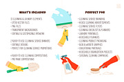 Cleaning & Laundry Clipart, a Work Illustration by vik.stock (Thumbnail 7 of 7)