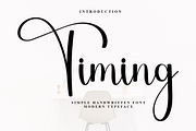 Timing, a Handwritten Font by InermediaSTUDIO (Thumbnail 1 of 7)