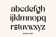 BAGME Stylish Display Font, a Sans Serif Font by Typebae (Thumbnail 7 of 8)