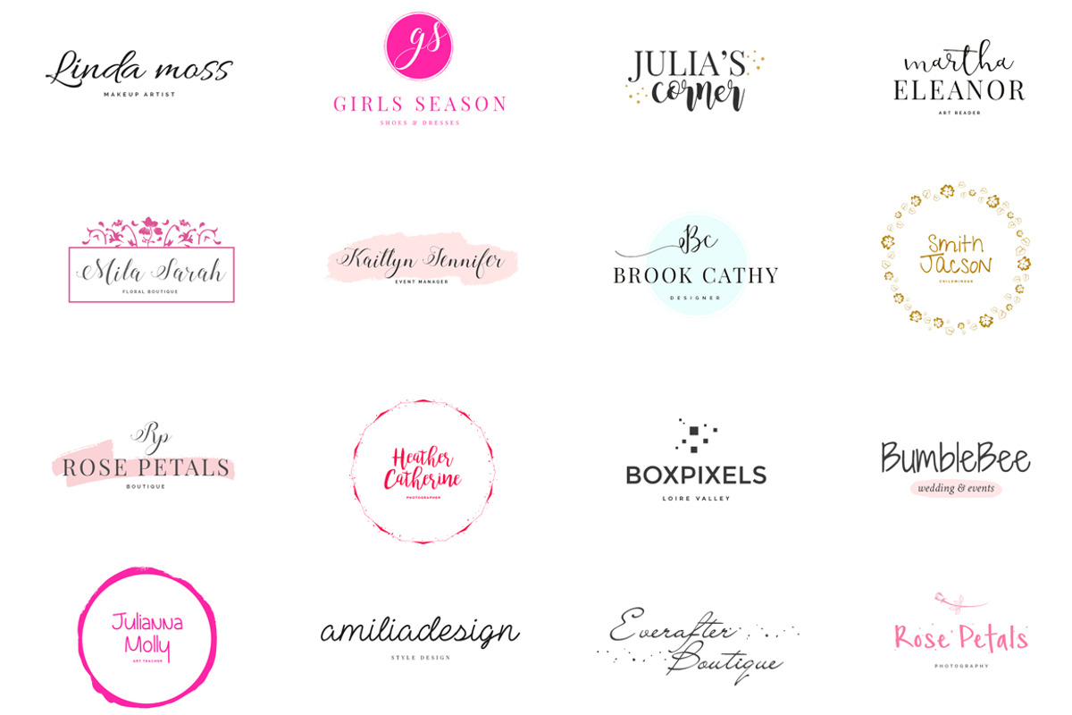 Girlboss Premade Branding Logos, a Branding & Logo Template by SNIPESCIENTIST (Photo 11 of 21)