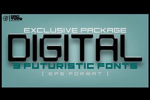 Digital (3-font pack)