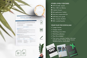 Editable Resume Word, Docs & Pages