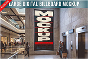 Large Digital Billboard Shopping PSD, a Product Mockup by Bruno's Shop (Thumbnail 1 of 3)