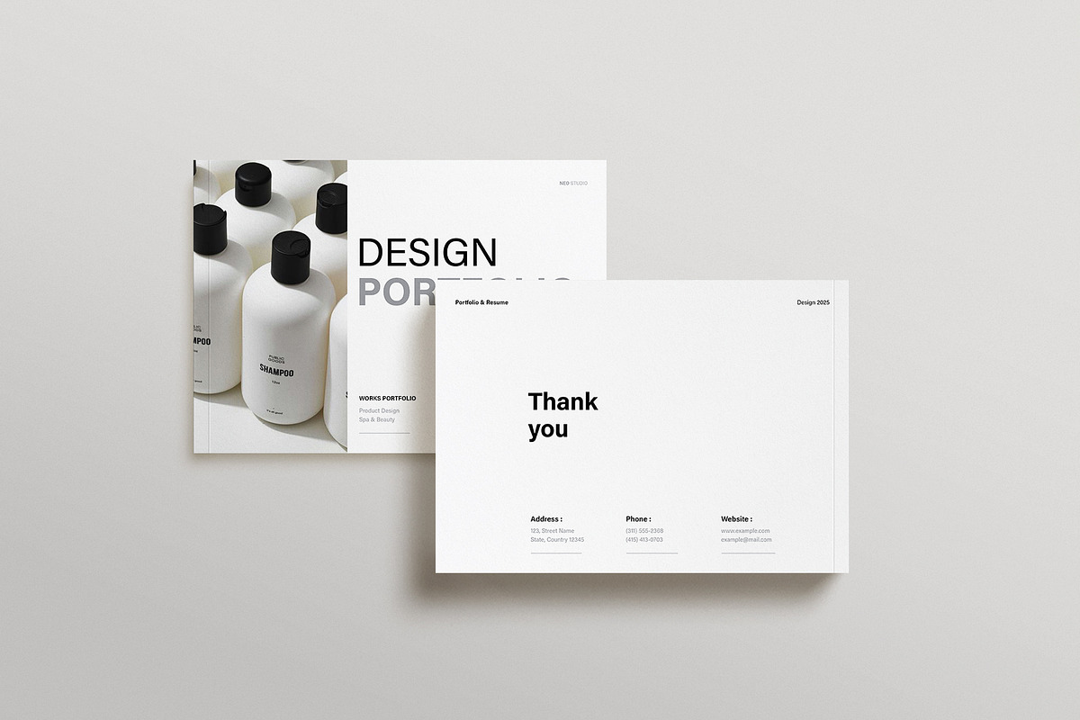 Design Portfolio and Resume Template, a Brochure Template by ArtisanaAura (Photo 12 of 12)