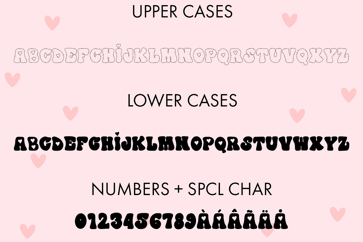 Red Rose Retro Valentine Font, a Handwritten Font by Freeling Design House (Photo 2 of 5)