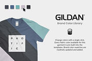 Gildan 5000 Heavy Cotton T-Shirt, a Shirt Mockup by Photific (Thumbnail 4 of 6)