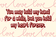 Sweetheart is a handwritten font, a Handwritten Font by Brown Cupple (Thumbnail 3 of 5)