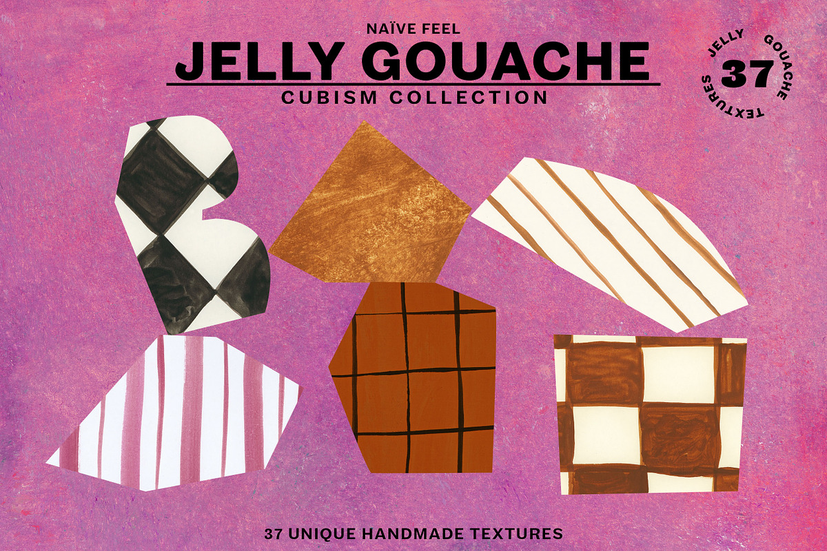 Jelly Gouache Textures, a Texture Graphic by Naive Feel (Photo 8 of 9)