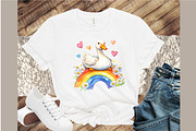 Cute Groovy Silly Goose Clipart Bund, an Illustration by Sublimation Artist (Thumbnail 4 of 6)