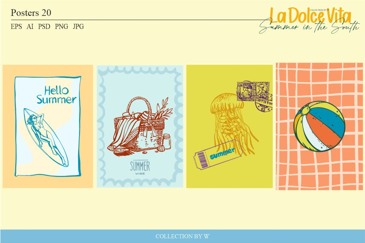 Summer in the South, a Seasonal Illustration by Collection by VY (Photo 2 of 13)
