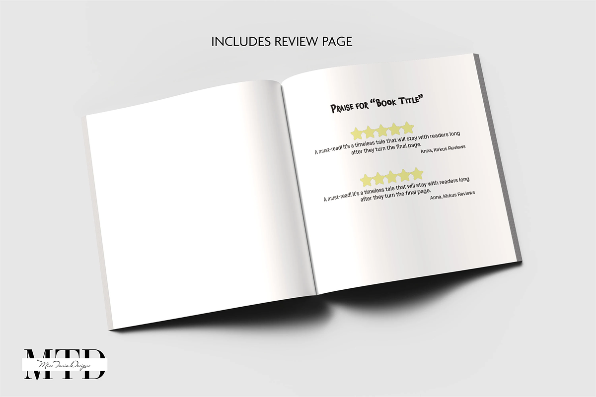 8.5x8.5 Children's Book Template, a Templates & Theme by Ms Tonia Designs (Photo 4 of 8)