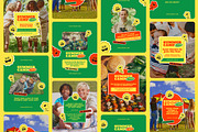 Summer Camp Instagram Templates, a Social Media Template by Supanium Studio (Thumbnail 1 of 5)