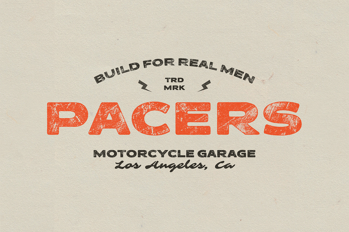 Rushpico - Bold Rough Stamp Font, a Sans Serif Font by Typia Nesia (Photo 5 of 11)