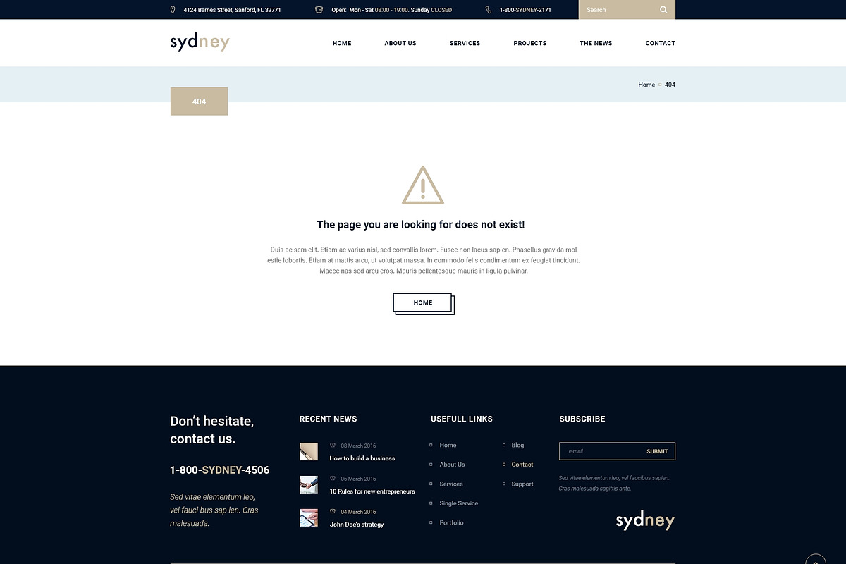 Sydney- Premium Finance/Business PSD, a Websites & App Template by Milo Studio (Photo 18 of 18)