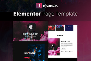 Ultimate Band - Elementor Template