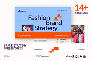 Fashion Brand Strategy Template, a Presentation Template by adoestudio