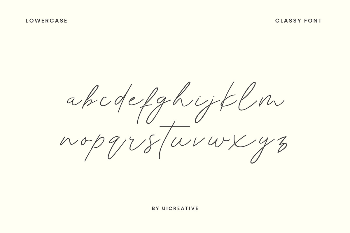 Andino Rasmitha Signature Font, a Script Font by UICreative (Photo 7 of 10)