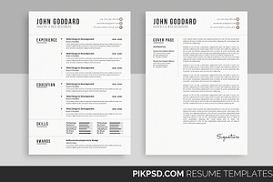 Interactive Resume / CV Template