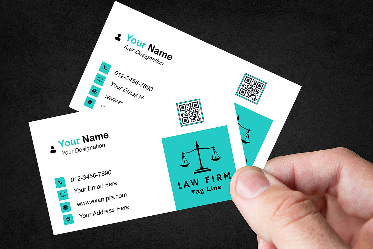 Law Consultant Card PSD preview 4
