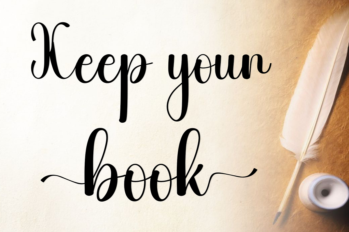 Book, a Handwritten Font by InermediaSTUDIO (Photo 5 of 8)