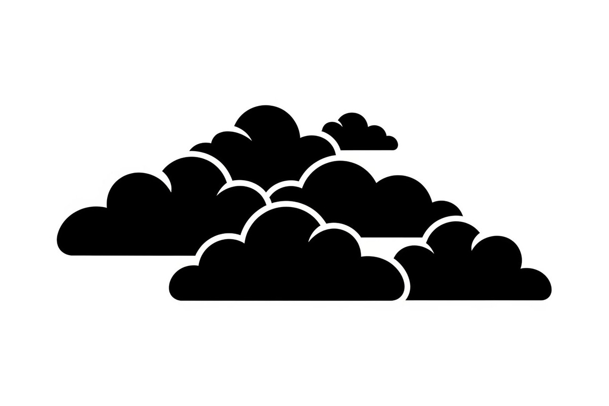 Decorative Cloud Silhouette, a Graphic by Designer_Momina (Photo 8 of 13)